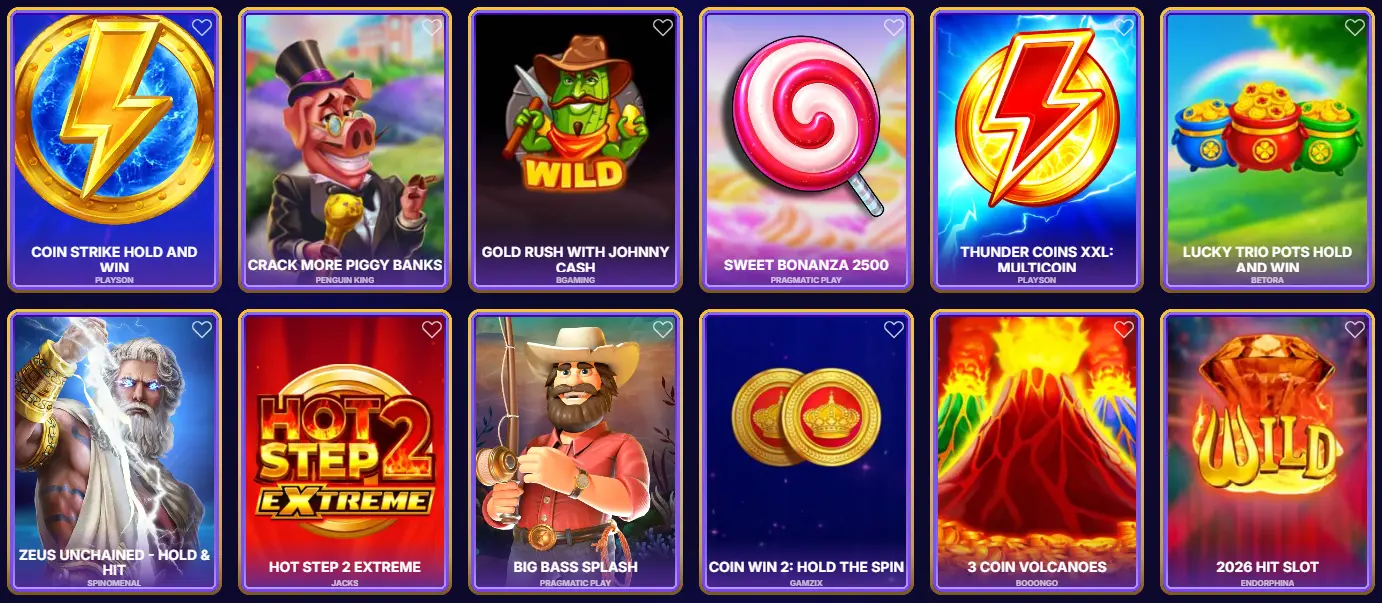 Liraluck Casino Spiele